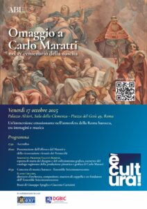 Scopri di più sull'articolo Omaggio a Carlo Maratti nel IV centenario della nascita
